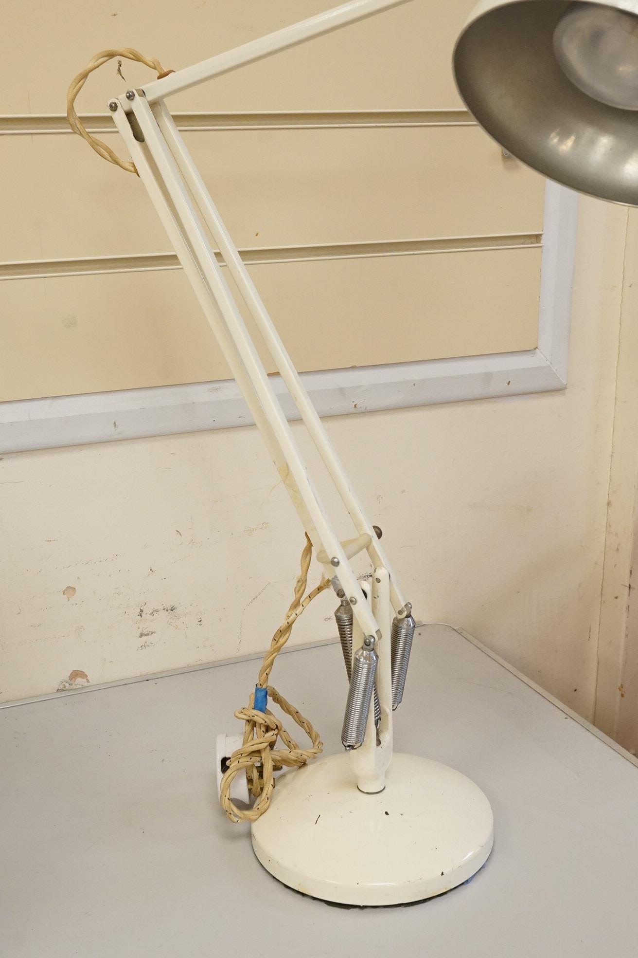 A vintage 1970s Herbert Terry anglepoise lamp